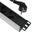 [130611] FS-A019R-2KP-4444-6GE (6 ports, schuko type with mini circuit breaker) PDU 