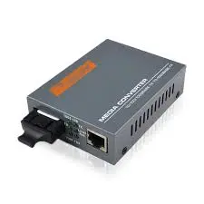[144020] HTB-GS-03 Netlink Fiber Optic Device Enternet Media Converter 10/100/1000Base-T to 1000 Base-SX/LX  Single Mode Single Fiber SC Port 20KM with External Power Supply
